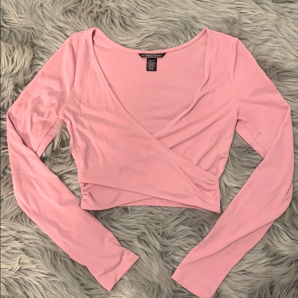 Victoria’s Secret Light Pink Wrap Top